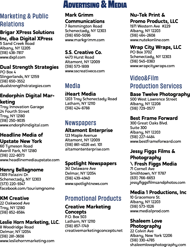 Advertising & Media Marketing & Public Relations Brigar XPress Solutions Inc, dba Digital XPress 5 Sand Creek Road Al...